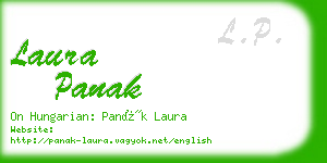 laura panak business card